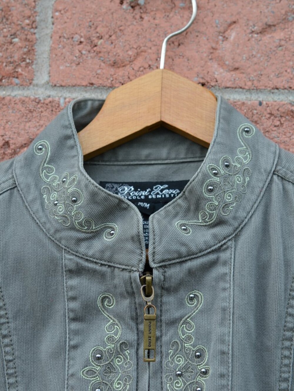 Point Zéro Embroidered Military jacket
